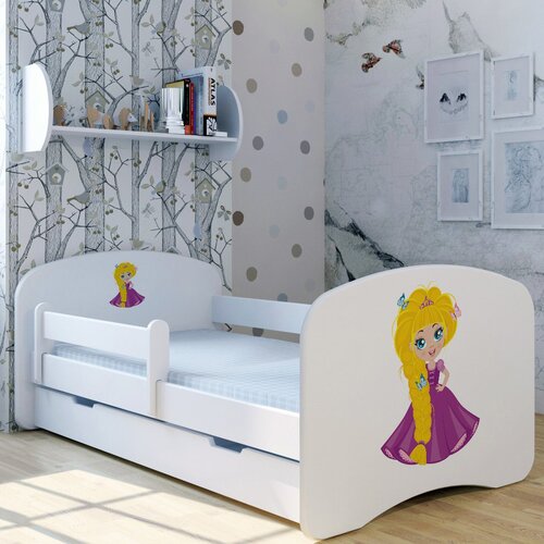 Roomie Kidz Funktionsbett Prinzessin Lisa mit Matratze und Schublade